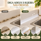 Kit 10 Fitas Veda Frestas Multiuso Autoadesivas — 3,8cm × 10m